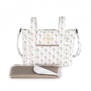 Bolsa Crossbody Botton Flores Walking Mum